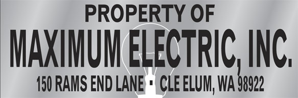 Maximum Electiric Sticker
