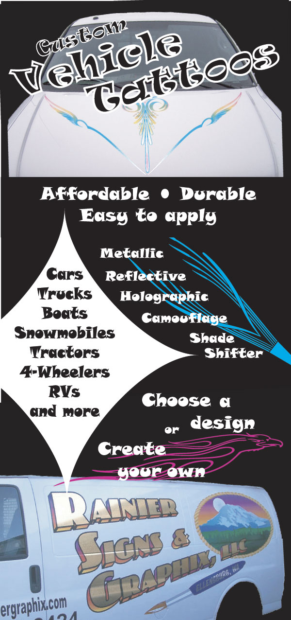 Vehicle Tattoo Fliers